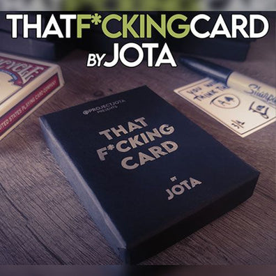 That f*cking card (Gimmick and Online Instructions) by JOTA - Trick